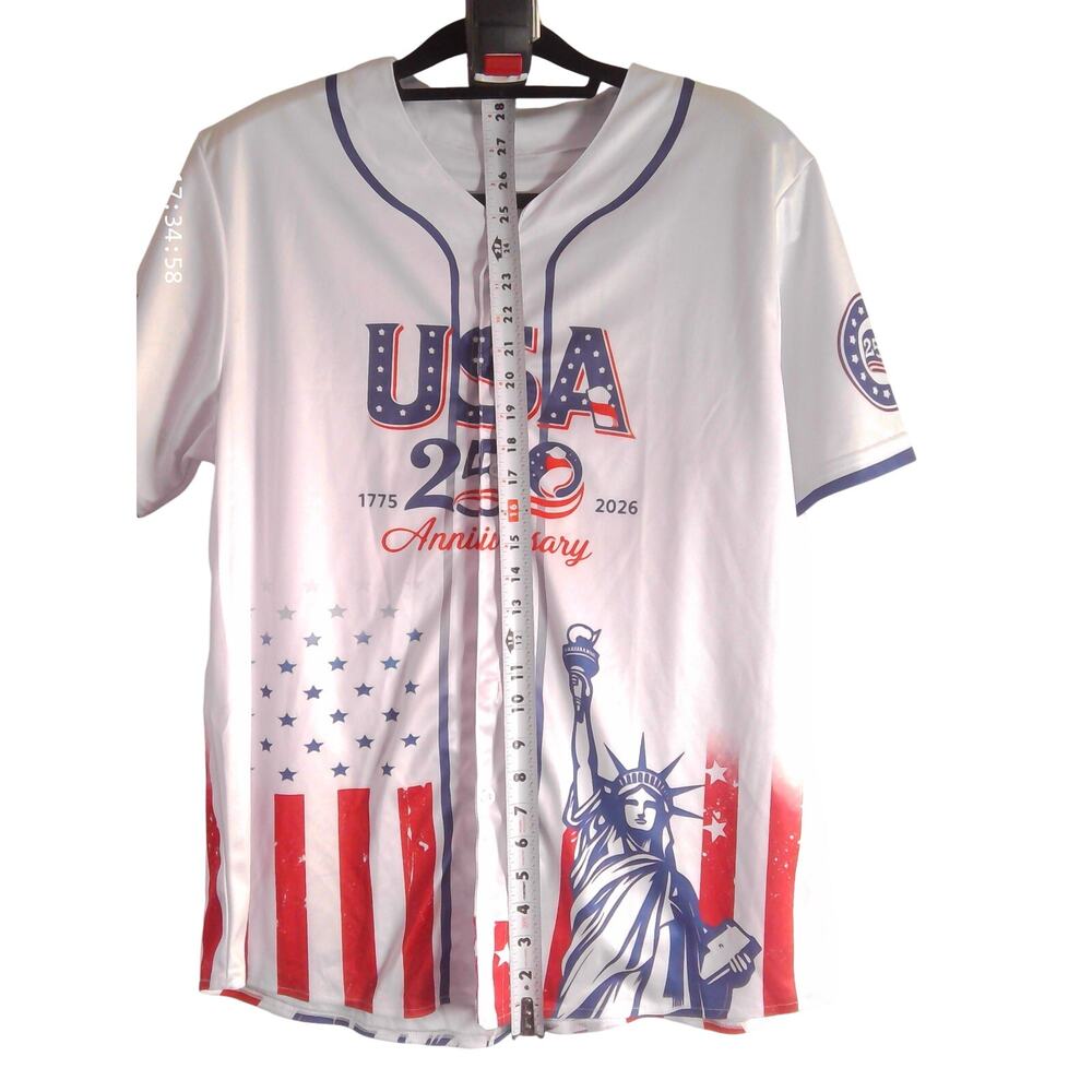 USA 250th Anniversary Jersey 1776-2026 Patriotic Statue of Liberty Shirt